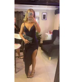 Amy Taylor Custom Gown Navy Custom Size 8/S for rent on The Volte - image 2