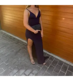 Amy Taylor Custom Gown Navy Custom Size 8/S for rent on The Volte - image 4