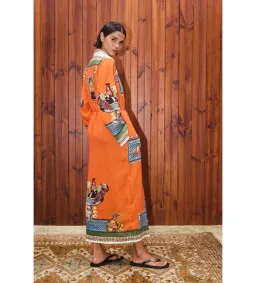 Alemais Rocco Midi Shirtdress Multi Print Size 12/L for rent on The Volte - image 2