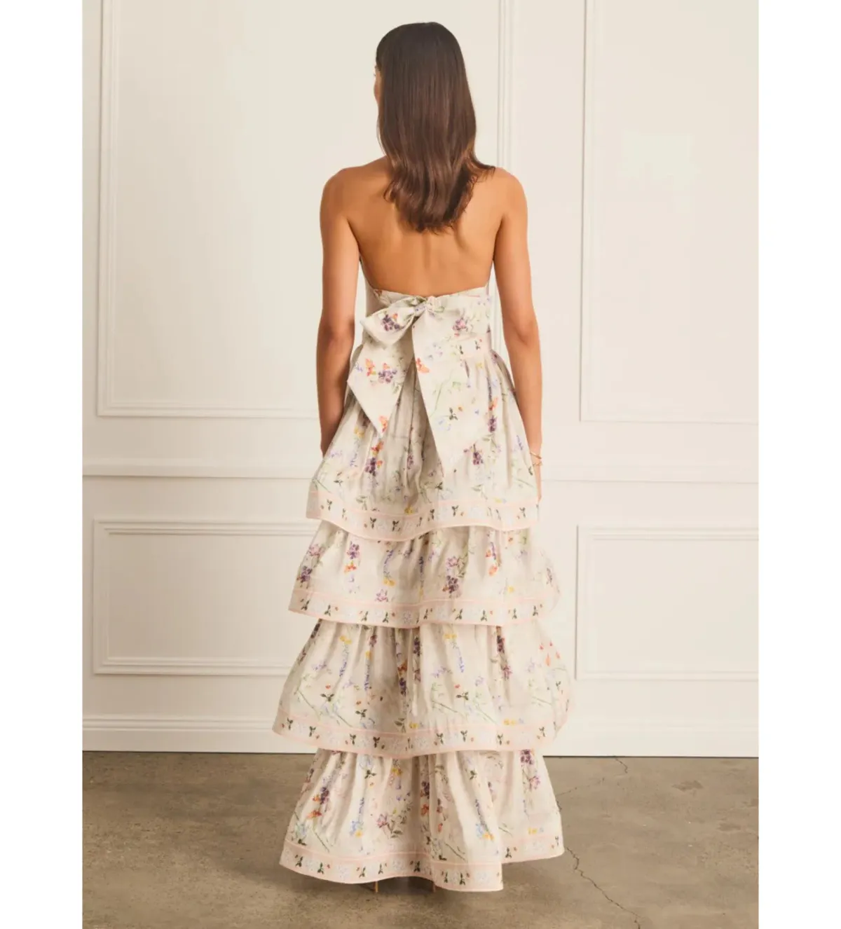 Aqua Blu Heidi Maxi Dress Moonflower Size XS AU 6 - Image 3