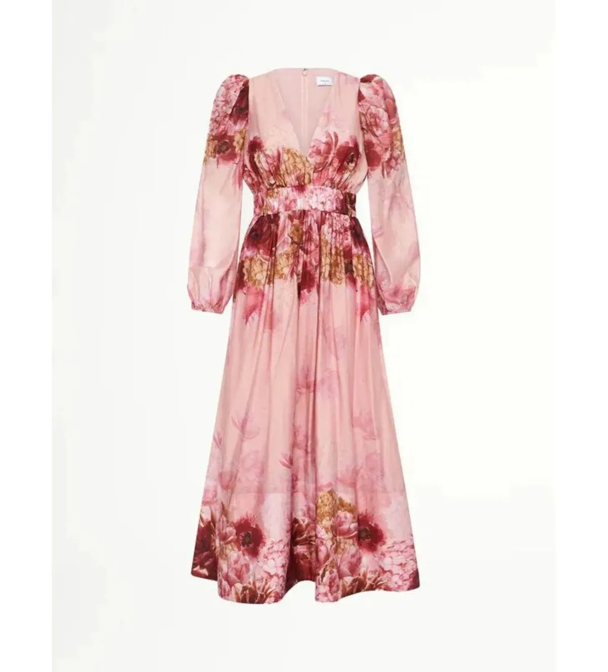 Sheike Swan Lake Midi Dress Pink Floral Size AU 16 - Image 7