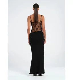 BENNI Akio Maxi Dress Black Size AU 10 for rent on The Volte - image 3