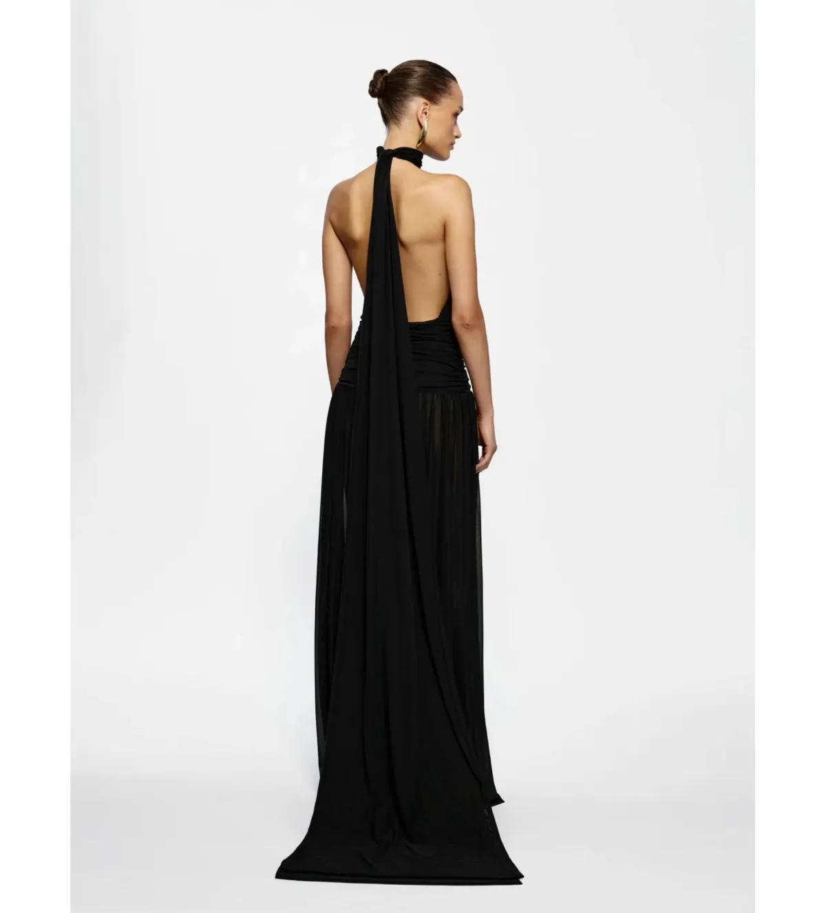 Effie Kats Verity Maxi Gown in Black Size 8 - Image 4