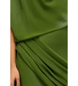 Acler Woodline Maxi Dress Fern Green Size AU 10 for rent on The Volte - image 7