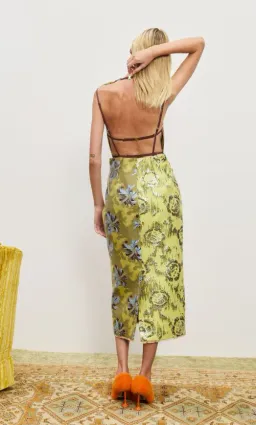 Alemais Adriana Jacquard Gown Print Size 8 for rent on The Volte - image 2