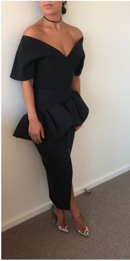 Maticevski top & skirt black size 8  for rent on The Volte - image 3