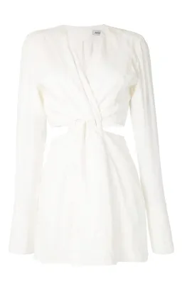 Anna Quan Harley Knot Detail Dress White Size 6 for rent on The Volte - image 3