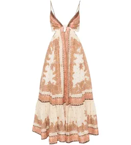 Zimmermann Maxine Plunge Maxi Dress Multi Size 10 for rent on The Volte - image 5