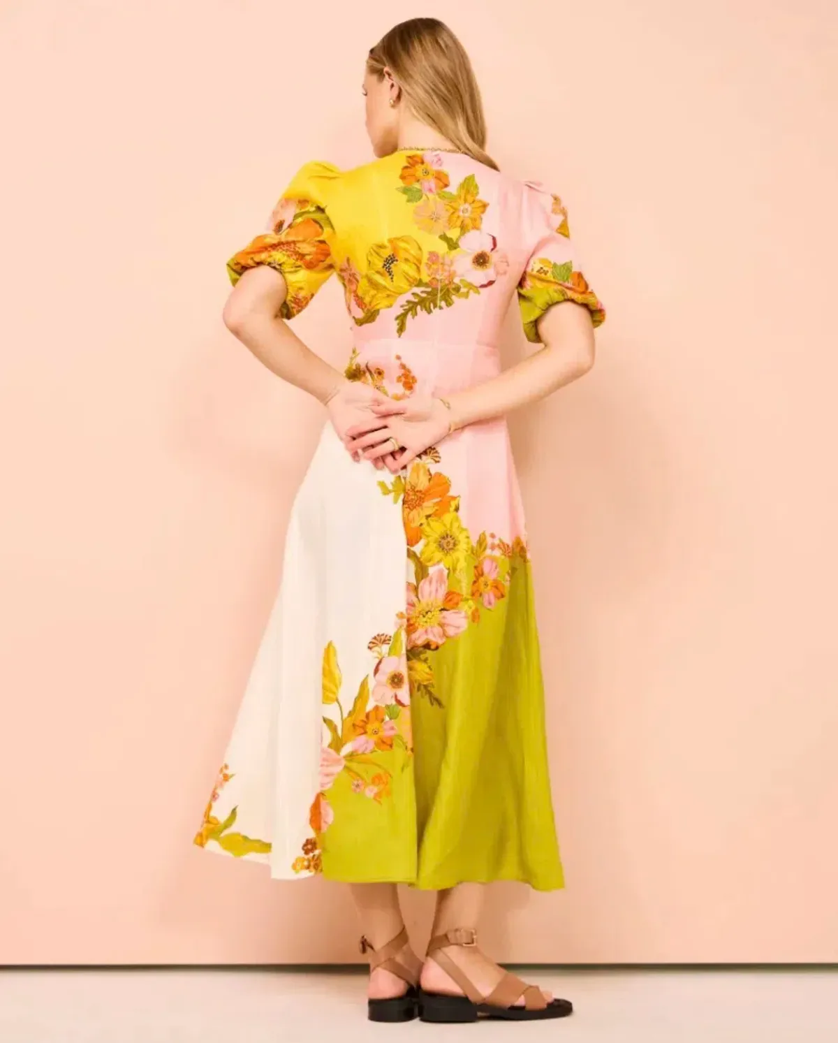 Alemais Silas Midi Dress Multi Size 16 - Image 2