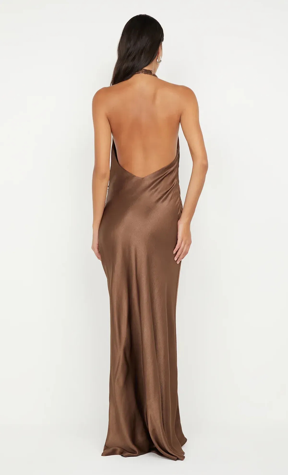 Bec & Bridge Elisia Wrap Maxi Dress Milk Chocolate Size 8 - Image 4