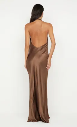 Bec & Bridge Elisia Wrap Maxi Dress Milk Chocolate Size 8 for rent on The Volte - image 4