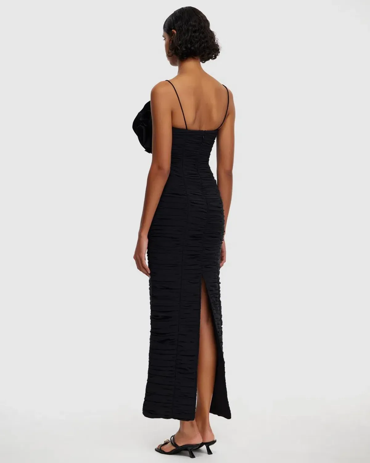 Acler Walsworth Midi Dress Black Size 8 - Image 3