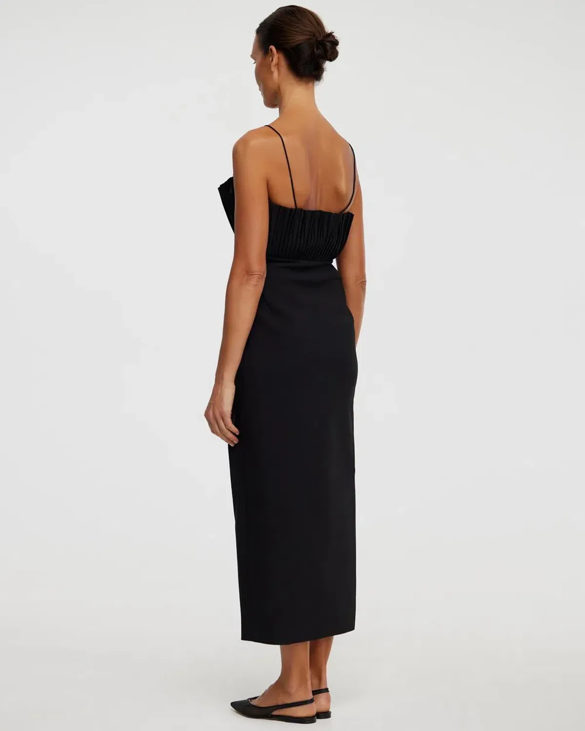 Acler Abbotsford Midi Dress Black Size 8 - Image 4