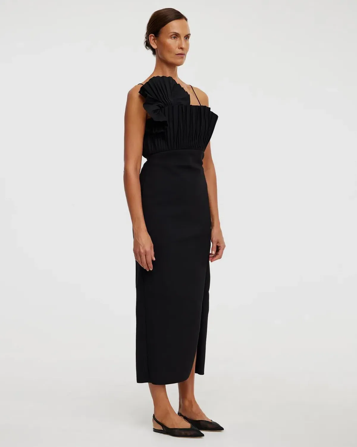Acler Abbotsford Midi Dress Black Size 8 - Image 3