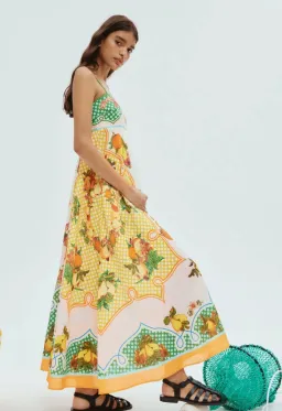 Alemais Lemonis Midi Sundress Multi Size AU 12   for rent on The Volte - image 2