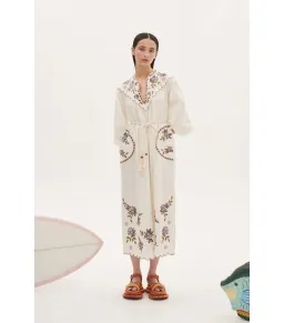 Alémais Nelly Embroidered Midi Dress Floral Size AU 12 for rent on The Volte - image 1