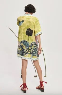Alémais Rochester Mini Shirtdress Multi Size 16 for rent on The Volte - image 3