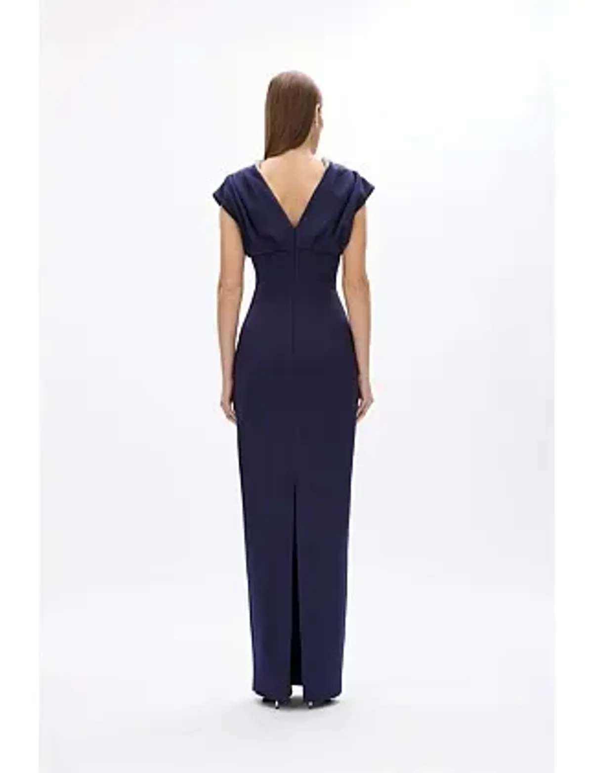 RACHEL GILBERT ORION TRIM GOWN SIZE 8/S - Image 4