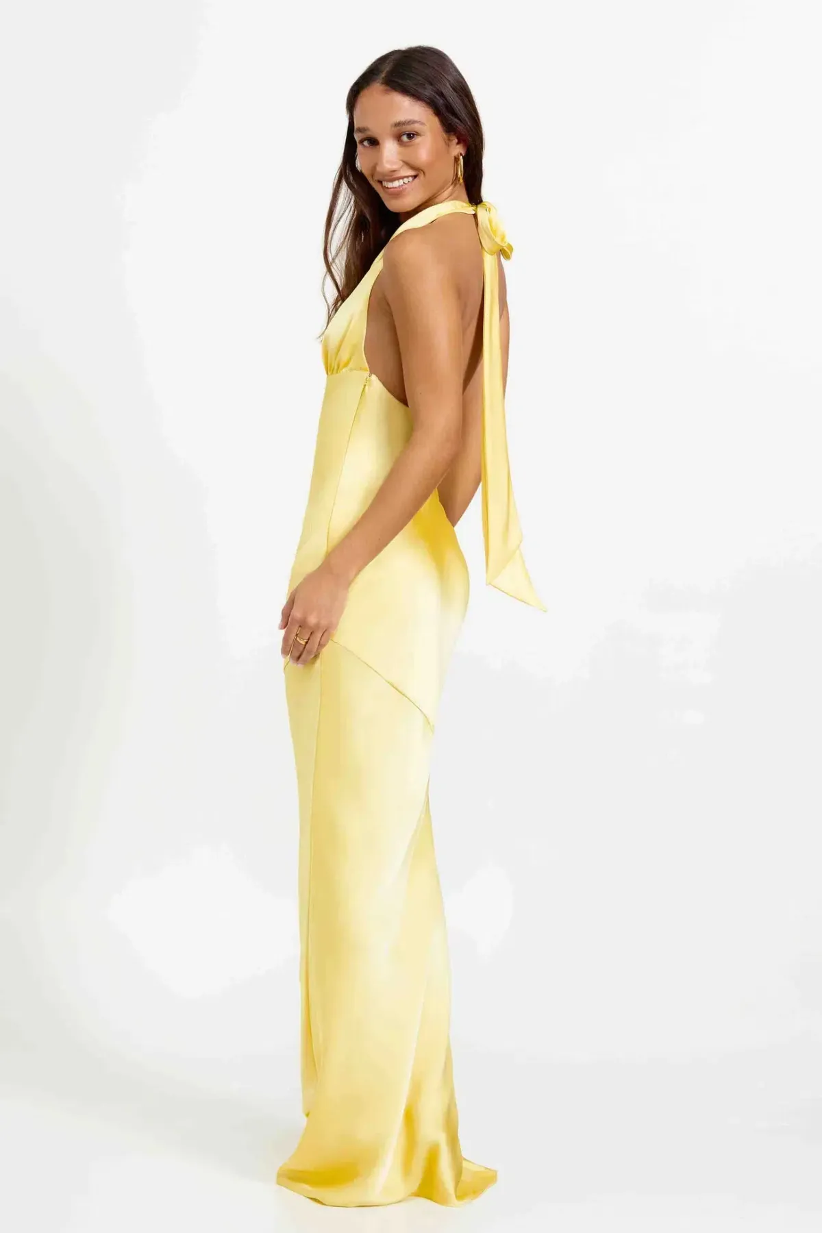 Lexi Novia Maxi Dress Pineapple Yellow Size L / Size 12 - Image 3