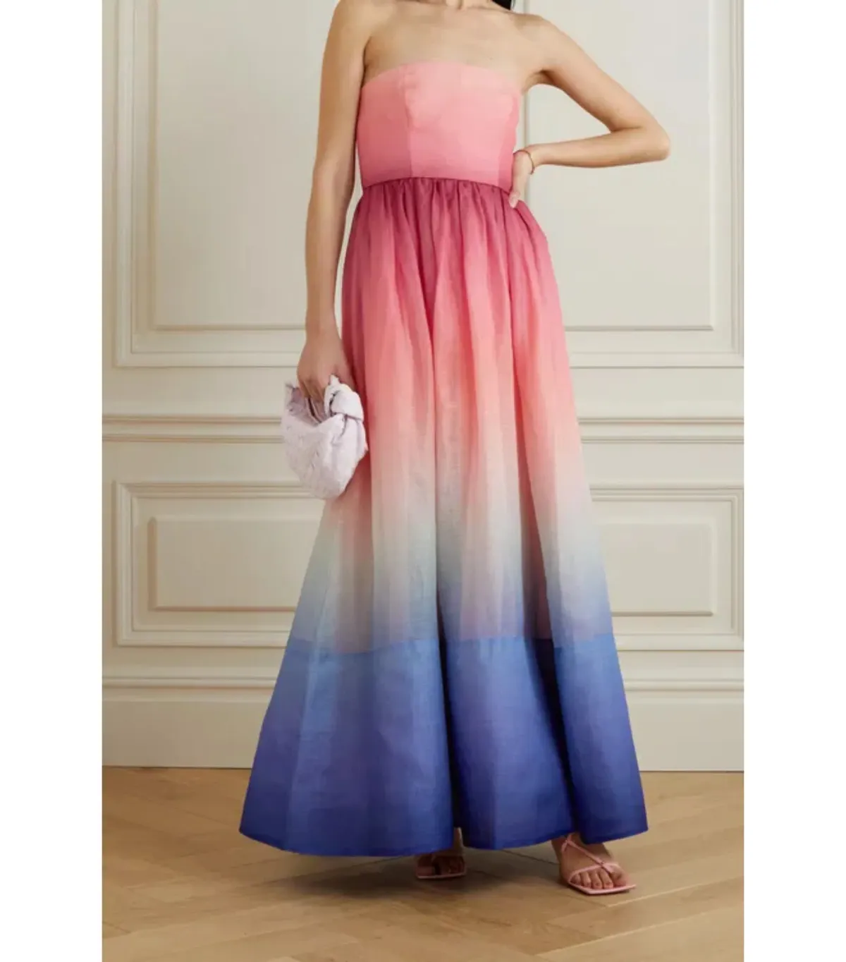 Zimmermann Postcard Strapless Maxi Dress Ombre Size 3 / AU 12- 14 - Image 2
