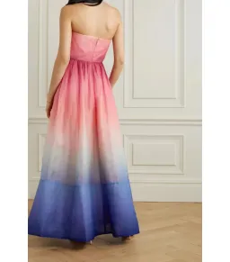 Zimmermann Postcard Strapless Maxi Dress Ombre Size 3 / AU 12- 14 for rent on The Volte - image 3