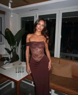 Natalie Rolt Sloane Espresso Dress Size 8 for rent on The Volte - image 3