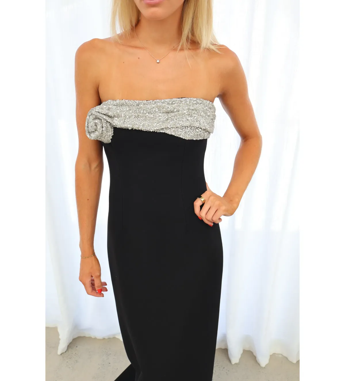 Rachel Gilbert Charlotte Gown Black Size 0 / AU 6 - Image 2