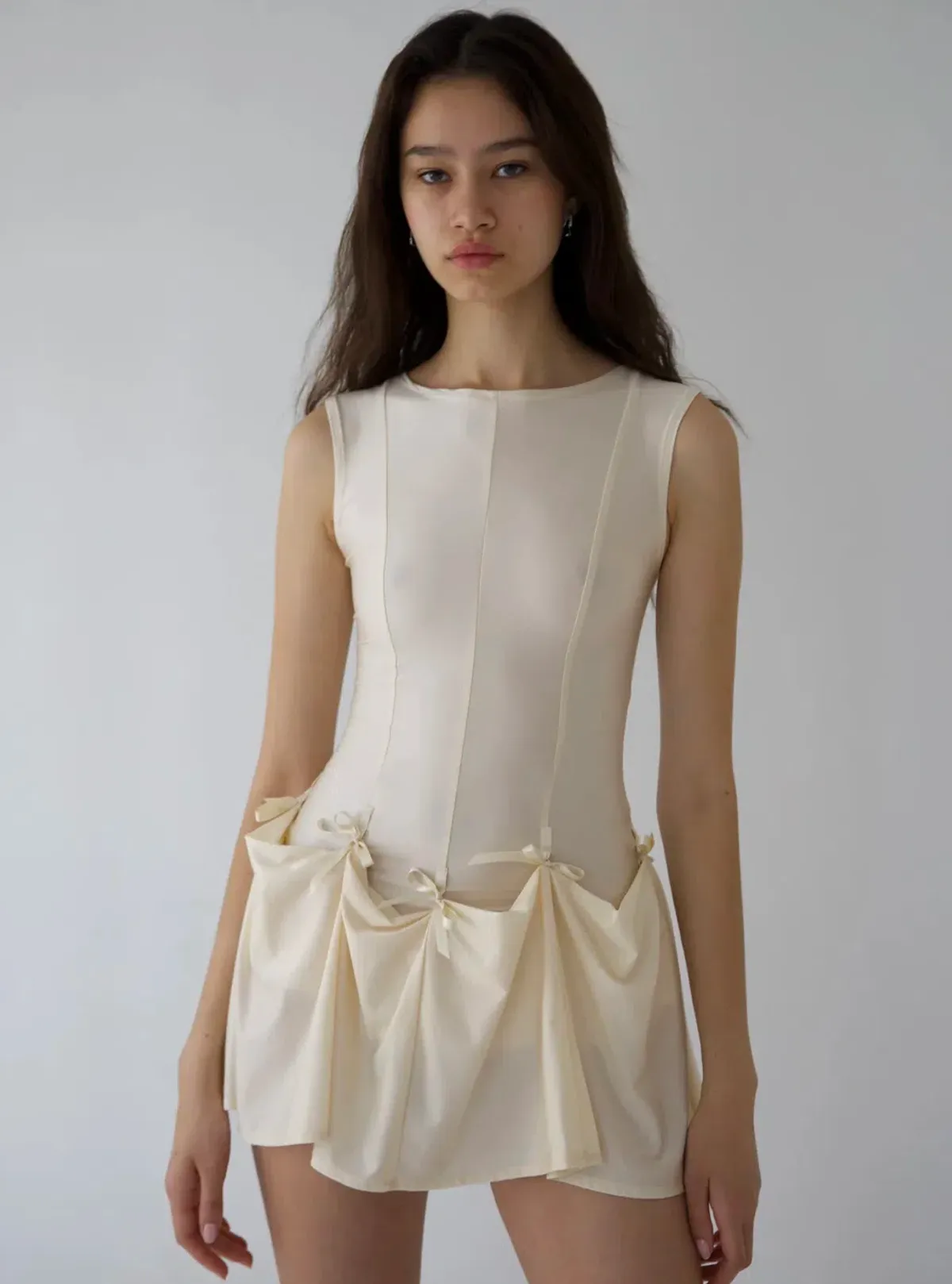 BUCI NY Heiress Dress In Cream Size 6 - Image 3