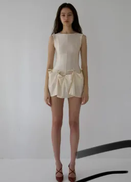 BUCI NY Heiress Dress In Cream Size 6 for rent on The Volte - image 1