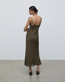 Lover Ainslee Lace Maxi Olive Green Dress Size AU 12 for rent on The Volte - image 3