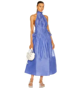 Zimmermann Luminous Halter Gown Cornflower Size 2 AU 12 for rent on The Volte - image 1