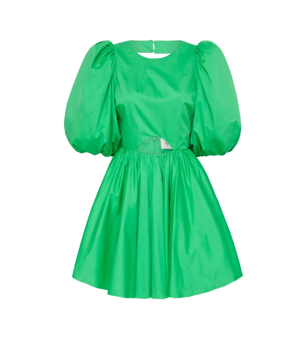 Aje Colette Abstract Cut Out Mini Dress Green Size AU 10 - Image 8