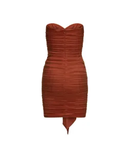 Alamour Lulia Mini Dress Rust Size S AU 8 for rent on The Volte - image 7