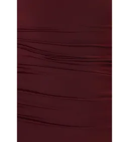 Runaway The Label Karmina Midi Dress Merlot Size AU 8 for rent on The Volte - image 8