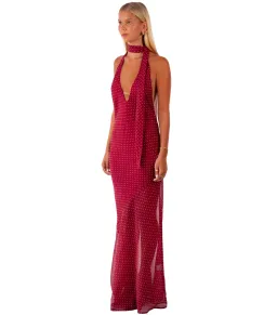I Am Delilah Jasmine Maxi Dress Red Size AU 6 for rent on The Volte - image 2