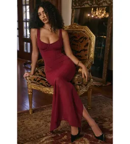 House of CB Robina Maxi Dress Wine Size 8  for rent on The Volte - image 4