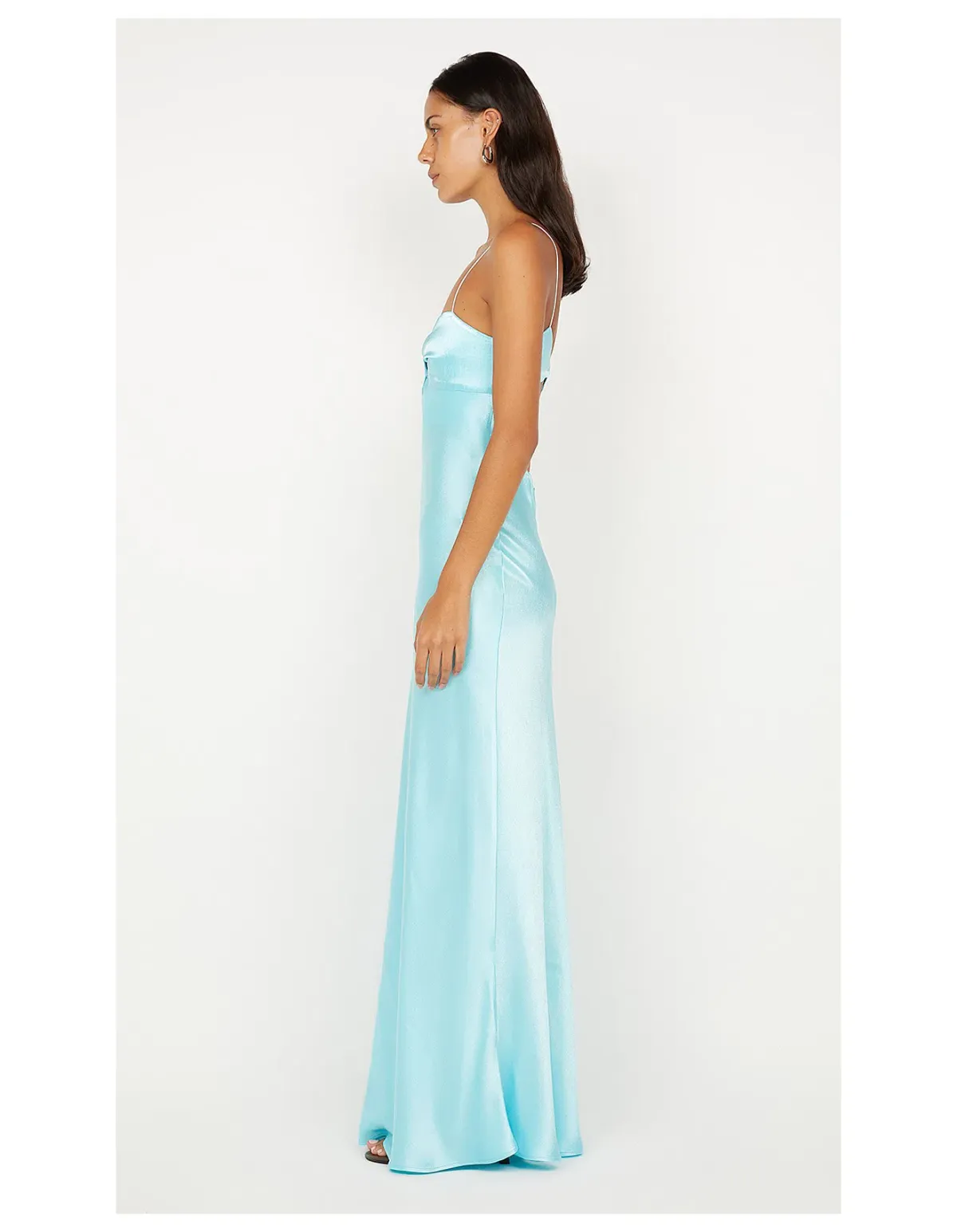 Bec and Bridge Cinder Twist Maxi Dress Turquoise Size 10 - Image 4