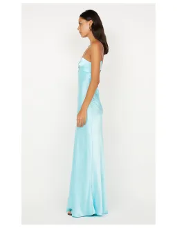 Bec and Bridge Cinder Twist Maxi Dress Turquoise Size 10 for rent on The Volte - image 4