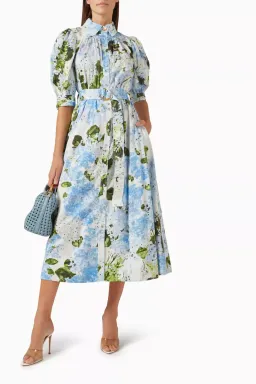 Aje Manifest Midi Dress Floral Size 6 for rent on The Volte - image 1
