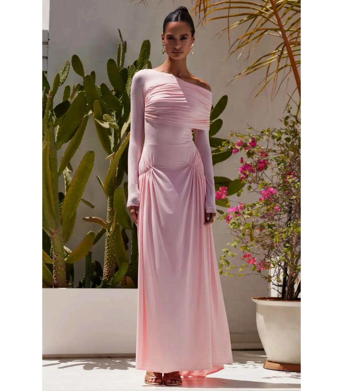 Abyss by Abby Milos Maxi Dress Pink Size S / AU 8 - Image 1