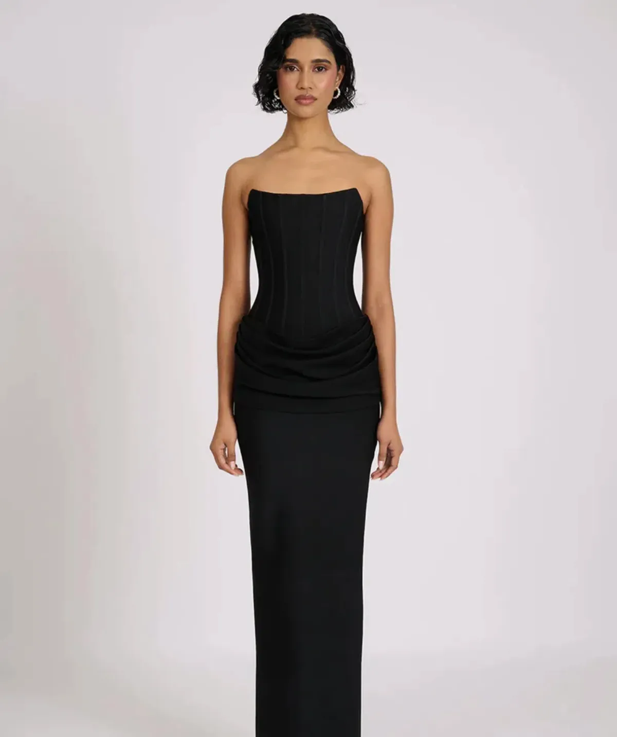 Eliya The Label Hilda Gown in Black Size XS/ AU6  - Image 1