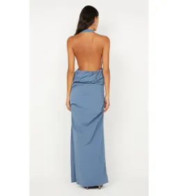 Bec & Bridge Priscilla Bubble Maxi Dress Steel Blue Size 6 for rent on The Volte - image 3
