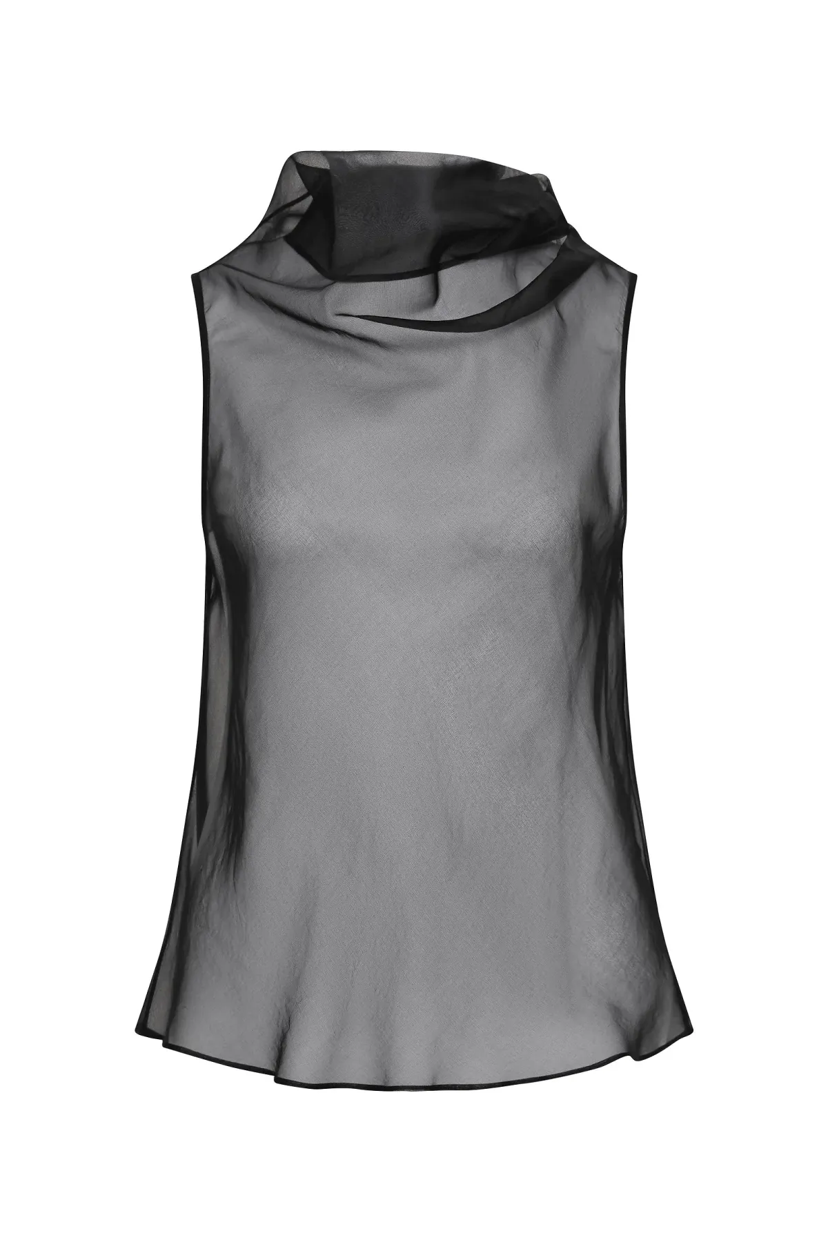 BIANCA SPENDER BLACK ORGANZA CEZANNE TOP SIZE 6/XS - Image 10