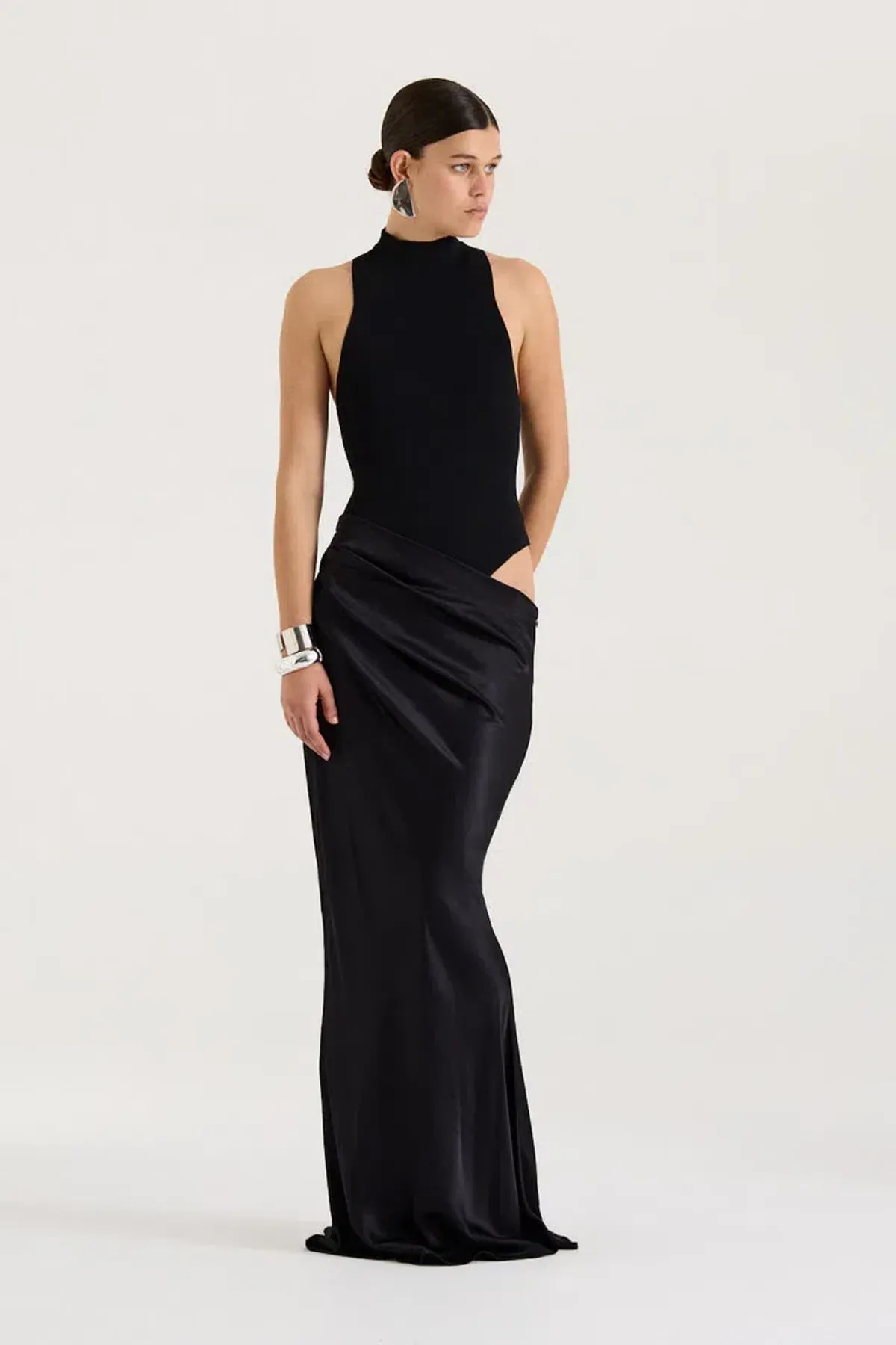 Henne Soraia Maxi Dress Black Size 8 - Image 2