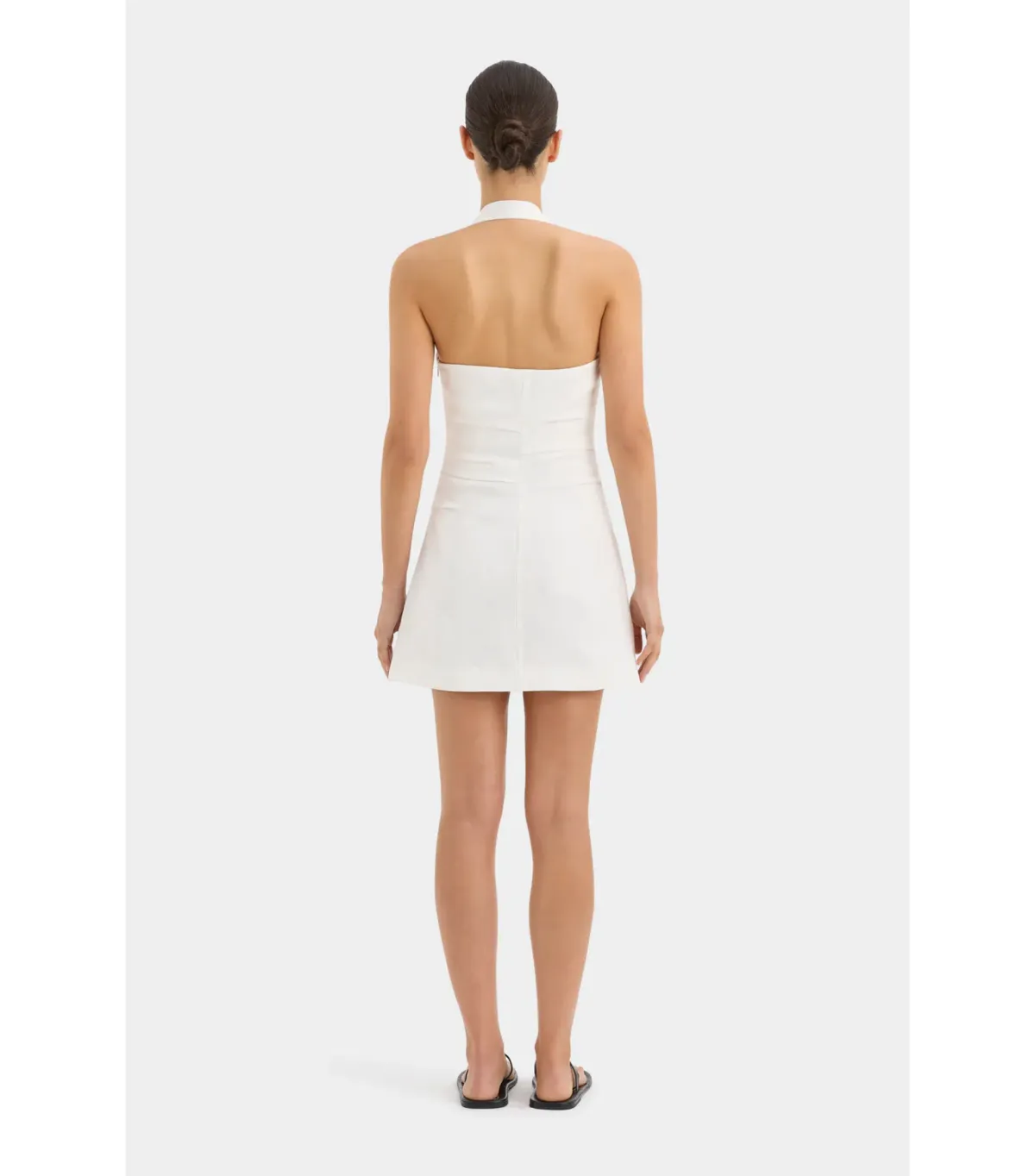 Sir the Label Noemi Halter Mini Dress Ivory Size 1 / AU 8 - Image 2