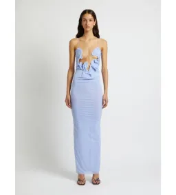 Christopher Esber Moulded Venus Gown Blue Size 8 for rent on The Volte - image 1