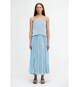 Acler Avonlea Midi Dress Celeste Blue Size AU 8 for rent on The Volte - image 1