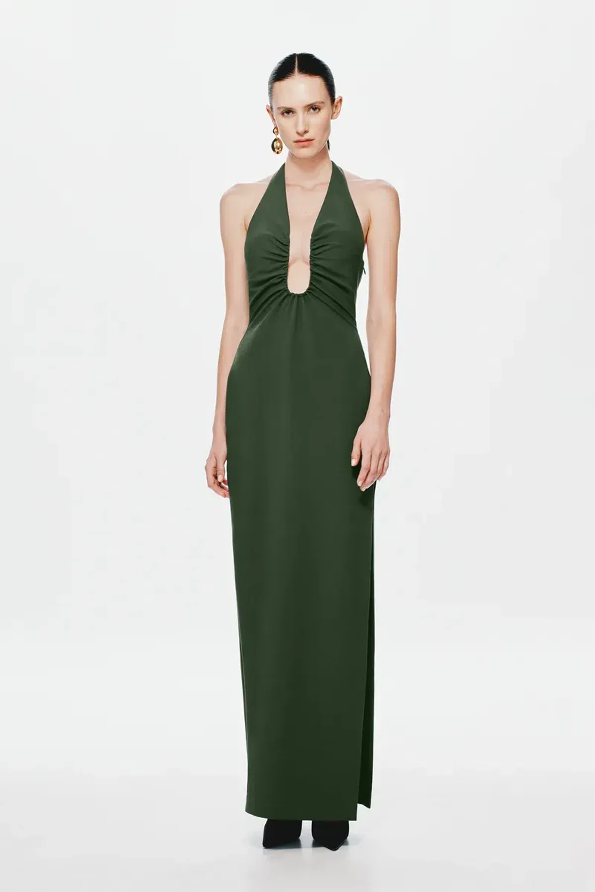 Misha The 'Alusia' Maxi Dress Forest Size 10 - Image 1