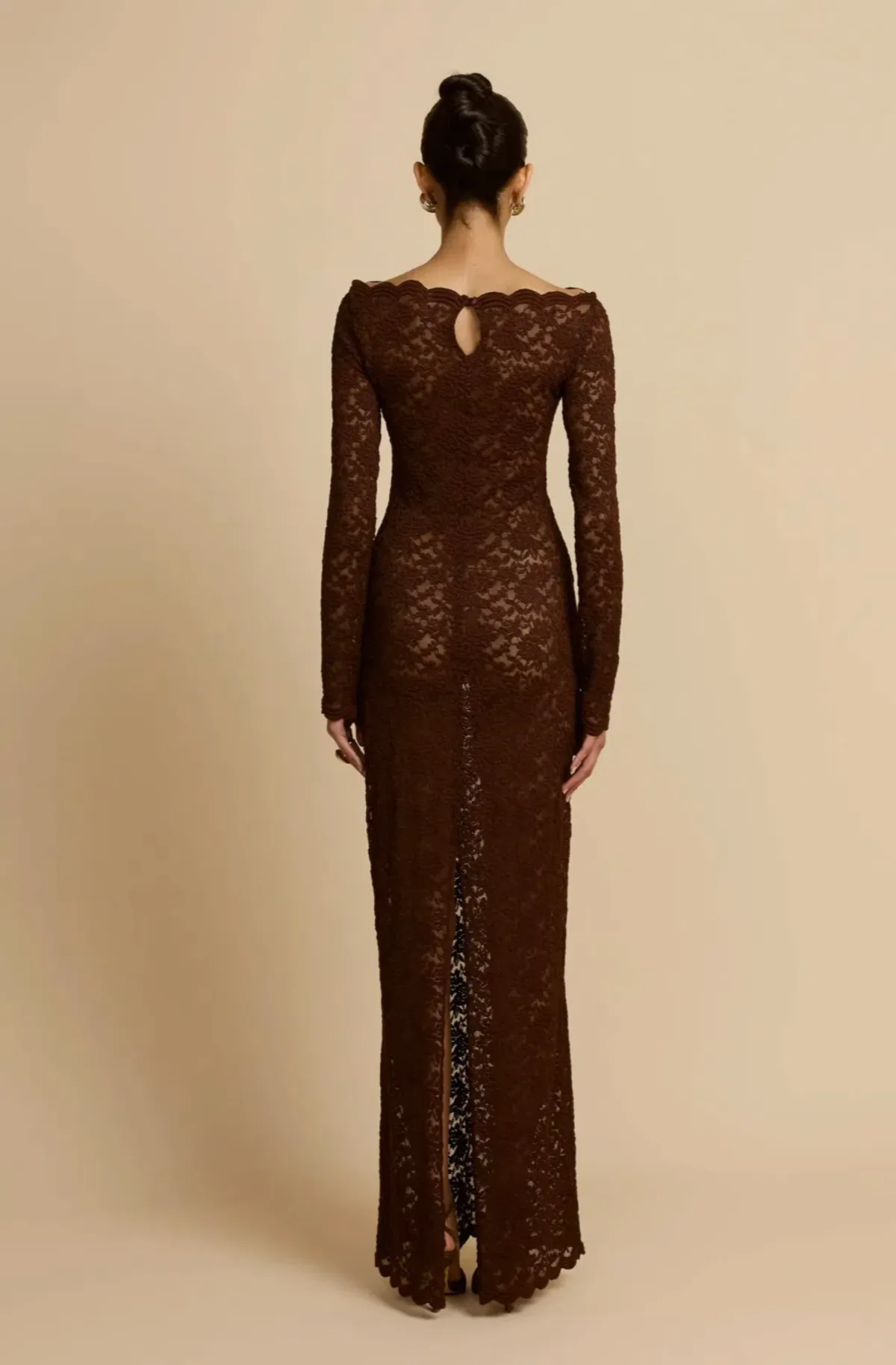 Arcina Ori Monet Gown Brown Size AU 8 - Image 3
