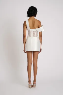 Eliya the Label Romeo Mini Dress White Size 8 for rent on The Volte - image 2